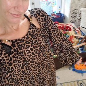 MK Michael Kors leopard print tunic style dress